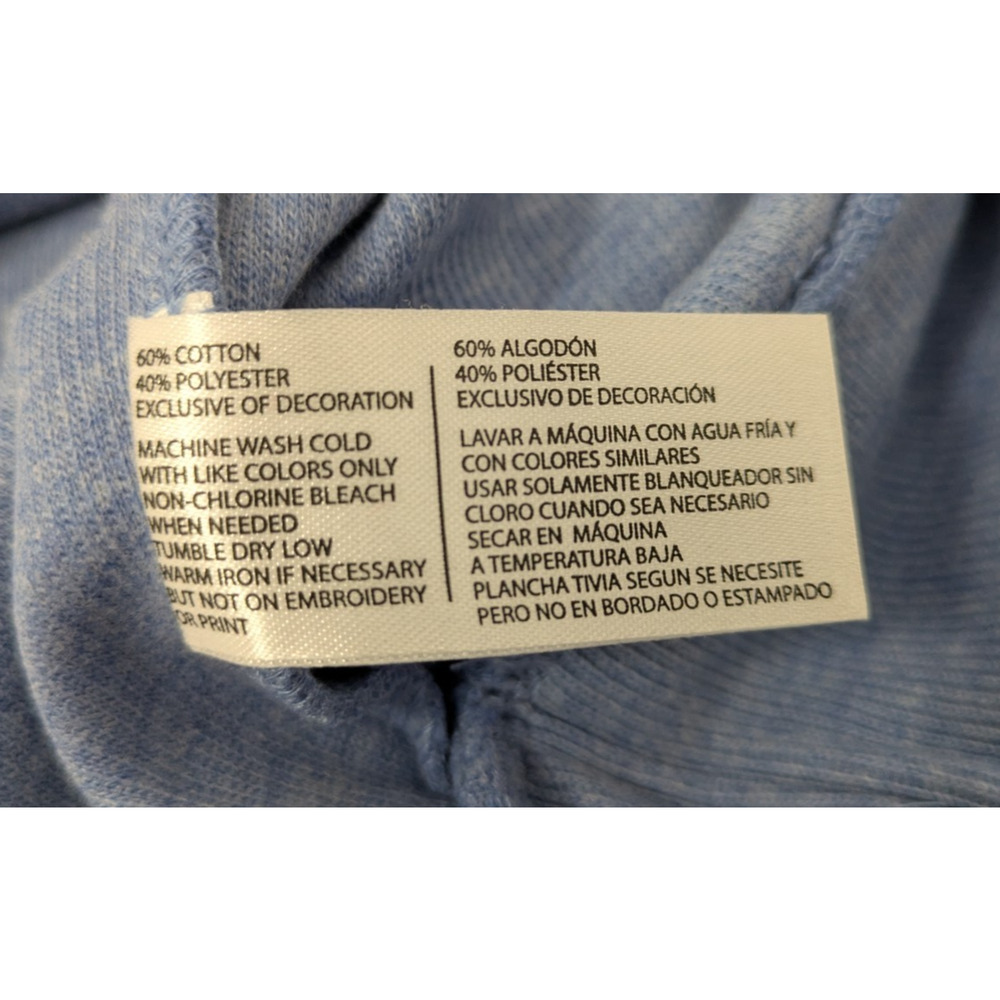 Men's US Polo Assn 1/4 Zip Pullover Blue Large Long Sleeve Sweater - Picture 9 of 10